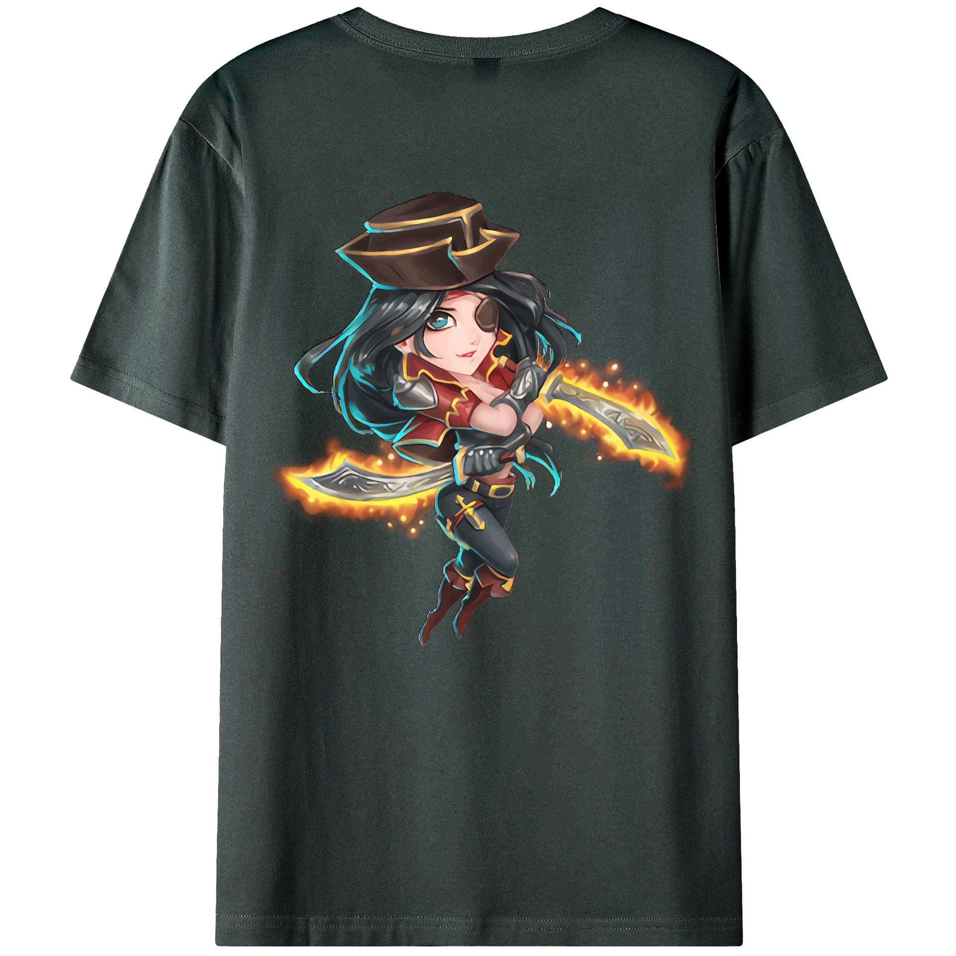 （画像用） リーグ・オブ・レジェンド League of Legends LOL 綿100％ メンズ半袖Tシャツ（バックプリント） 通気性